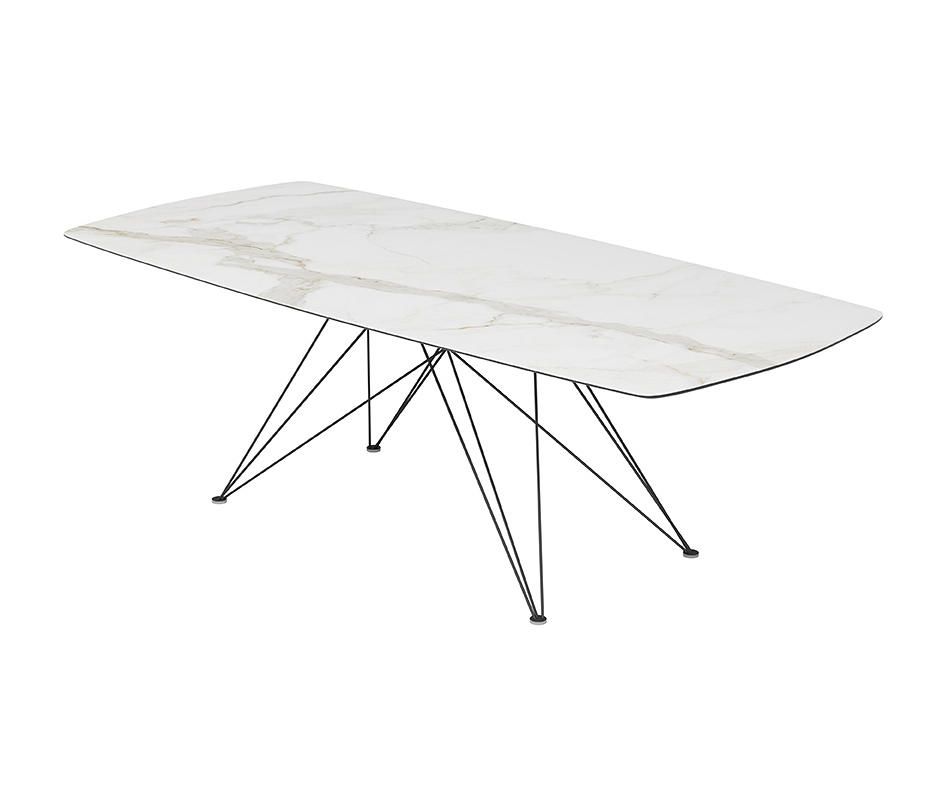 RIFLESSI - Stôl PEGASO s keramickou doskou