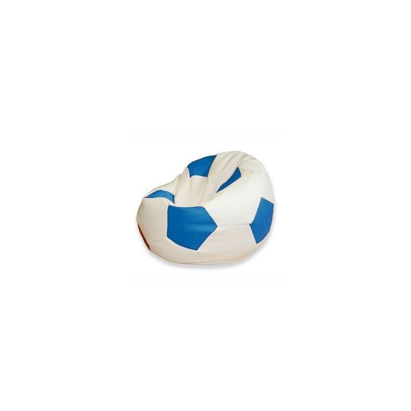 Sedací vak futbalová lopta XXL TiaHome - limetkovo biela