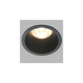 LED2 - LED Kúpeľňové podhľadové svietidlo RAY LED/10W/230V čierna IP44