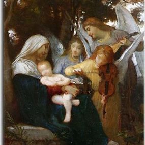 Obraz - The Virgin with Angels zs17489