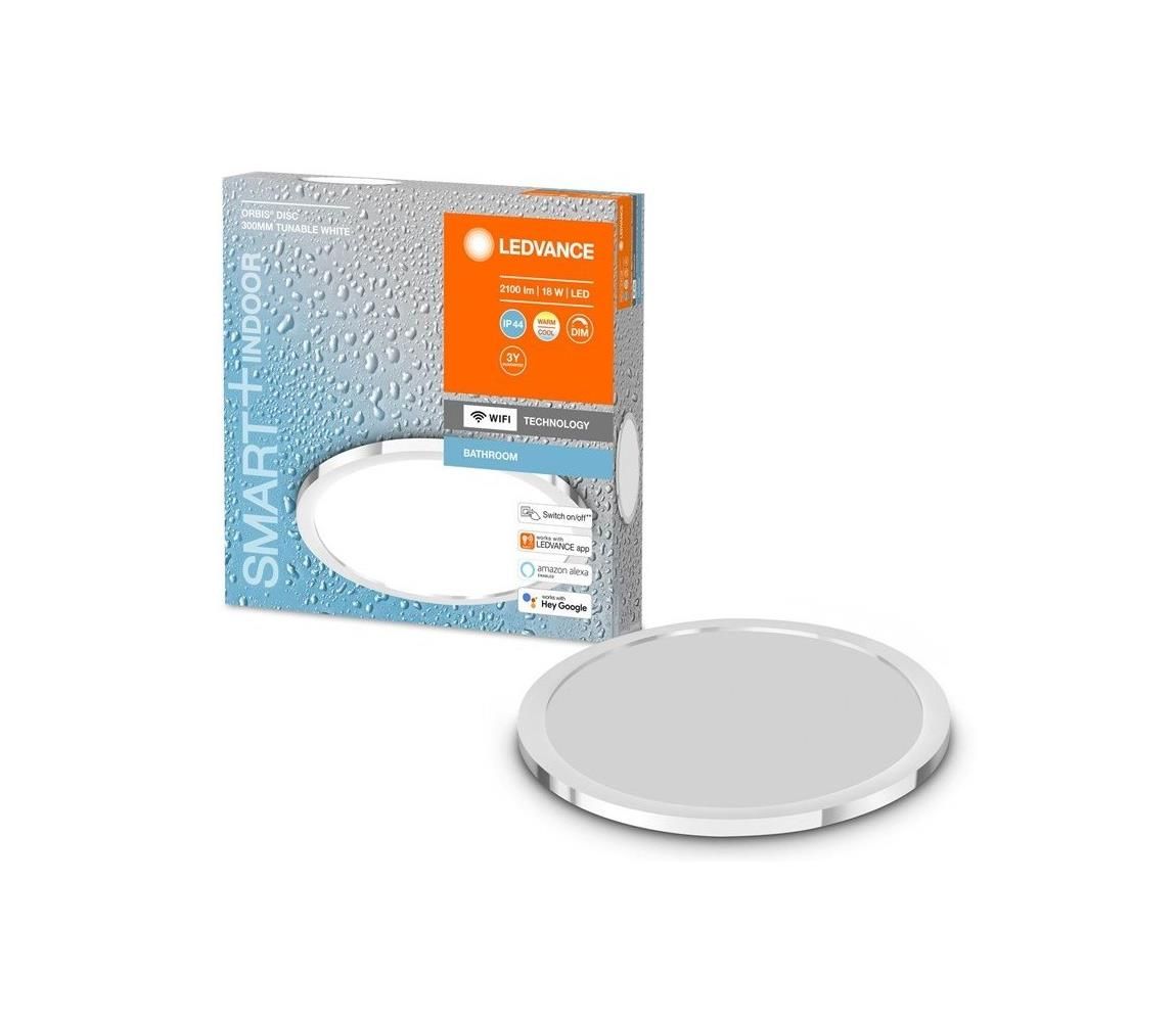 Ledvance - LED Stmievateľné kúpeľňové svietidlo SMART+ DISC LED/18W/230V Wi-Fi IP44