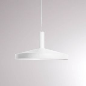Molto Luce Lora Shade 3 závesné LED svietidlo 2 700 K biela, Obývacia izba / jedáleň, hliník, plastový úplet, 10W, K: 8.9cm