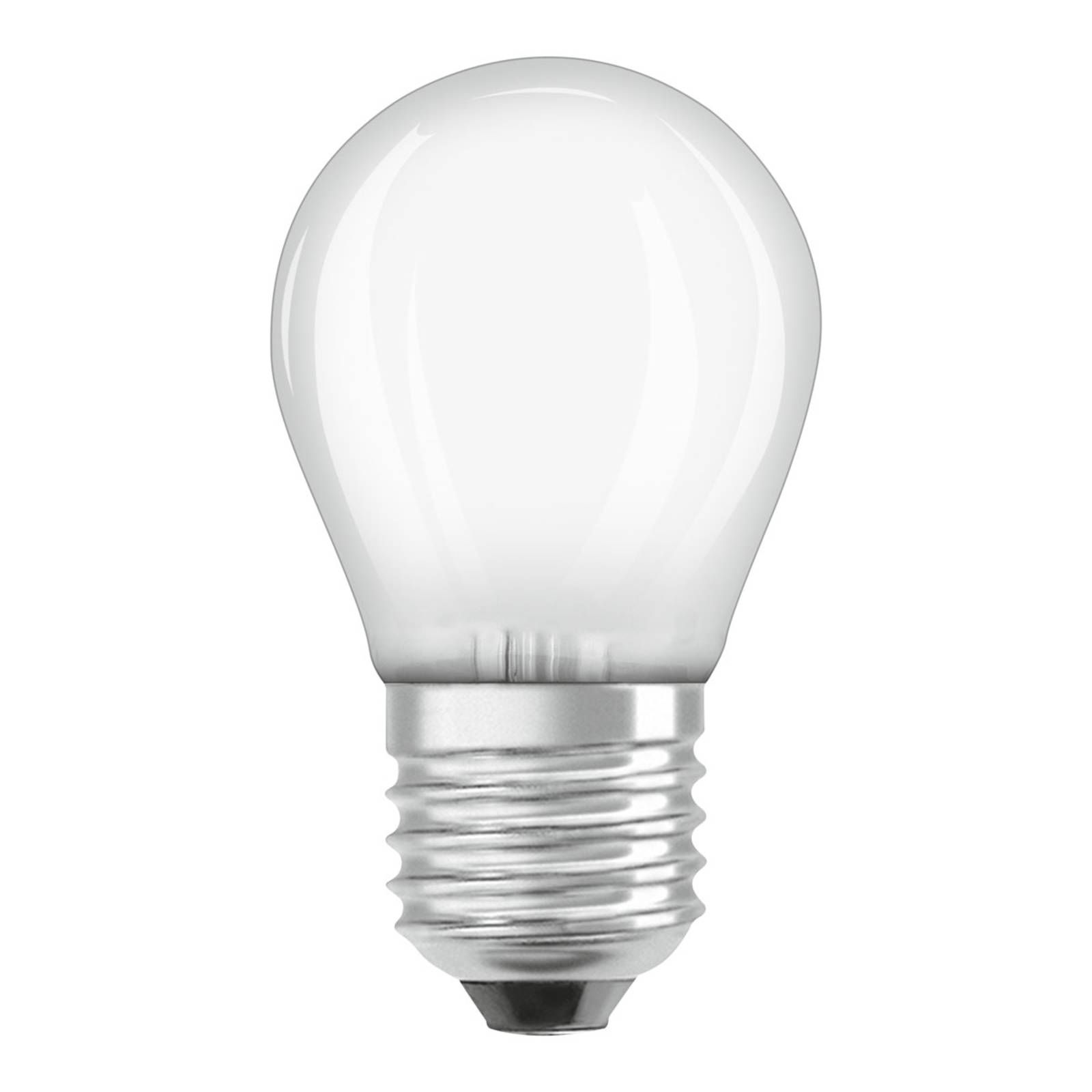 OSRAM LED žiarovka E27 4 W Classic P 4 000 K matná, E27, 4W, Energialuokka: E, P: 7.7 cm