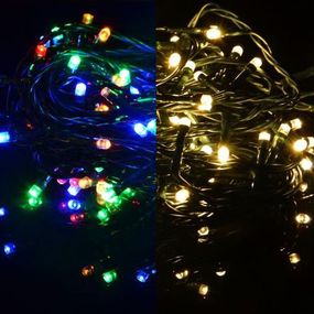 Vianočná reťaz -19,9 m, 200 LED, 9 blikajúcich funkcií