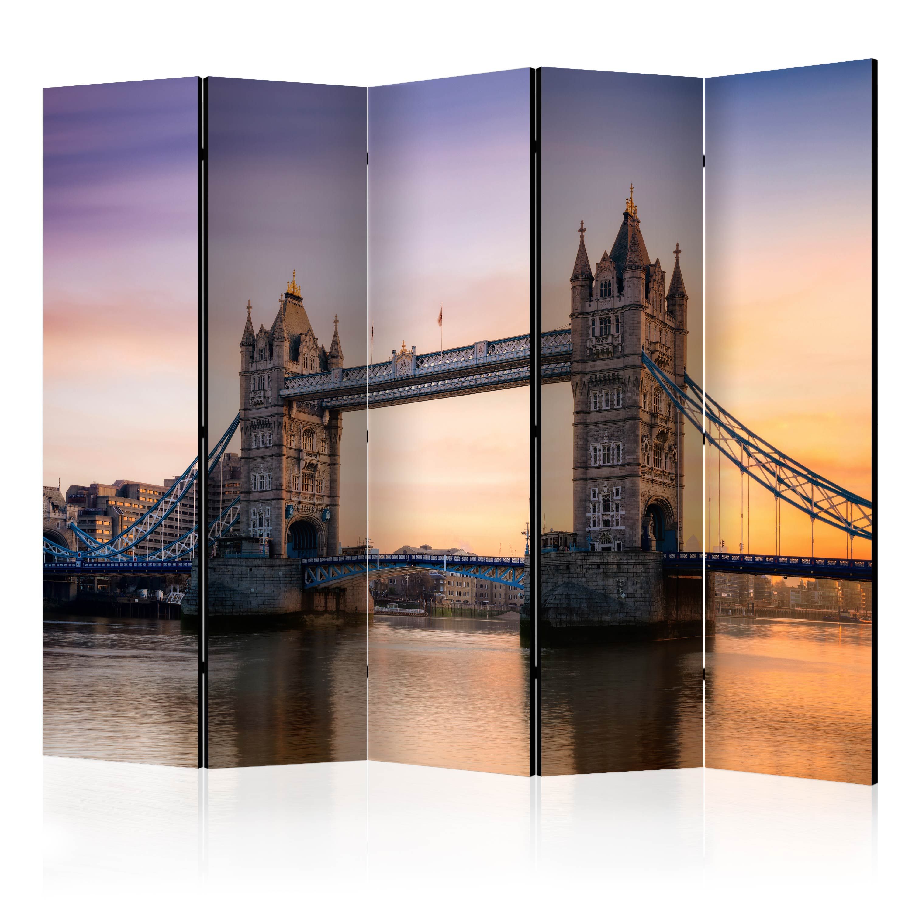 Artgeist Paraván - Bridge at Sunset II [Room Dividers]