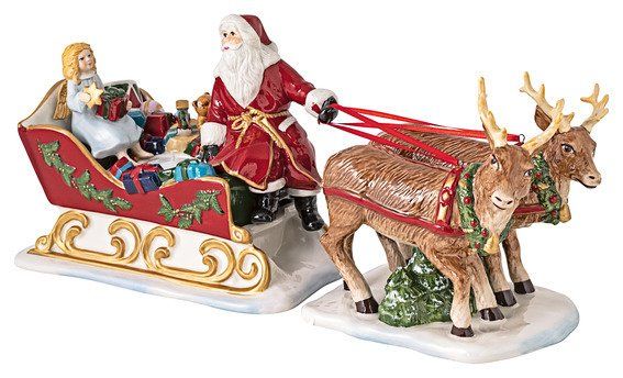 Villeroy & Boch Christmas Toys dekorácia / svietnik, Santov záprah, 36 cm 14-8327-6644