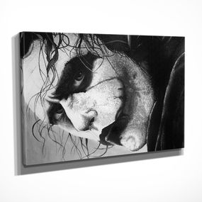 Obraz JOKER 30x40 cm sivý