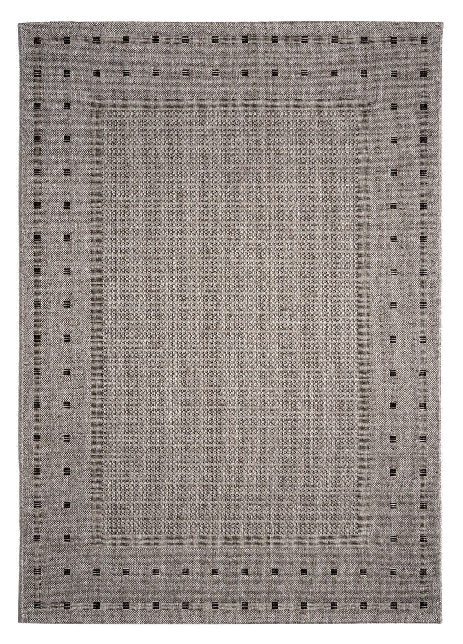 Devos koberce Kusový koberec FLOORLUX Silver / Black 20329 Spoltex - 120x170 cm
