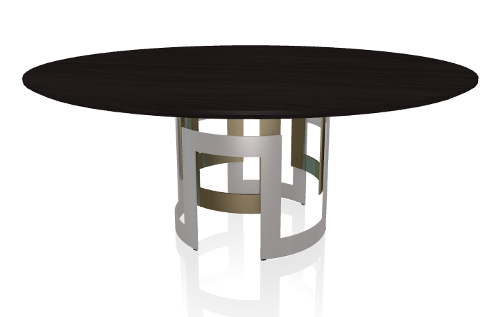 BONTEMPI - Okrúhly stôl Imperial, Ø 180 cm