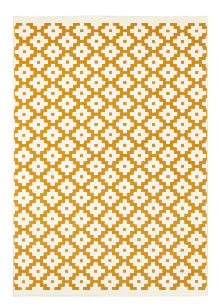 Hanse Home Collection koberce AKCIA: 120x170 cm Kusový koberec Celebration 103450 Lattice Gold - 120x170 cm