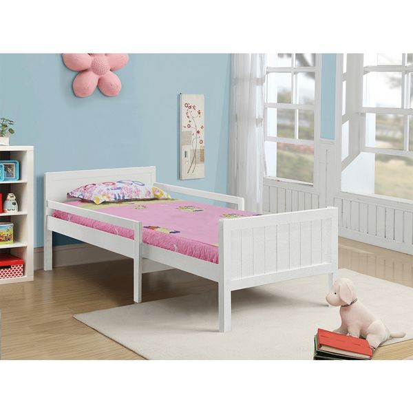 Jednolôžková posteľ s nastaviteľnou dĺžkou Eunika 90x200 cm - biela