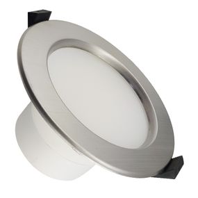 LED svietidlo 10W, IP44 do sádrokartónu nerez