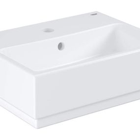 Grohe Cube Ceramic - Umývadlo s prepadom, 455 mm x 350 mm, PureGuard, alpská biela 3948300H