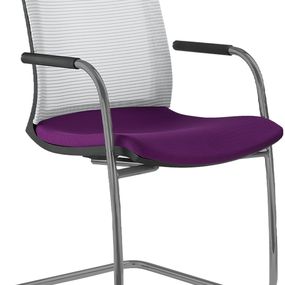 LD SEATING Konferenčná stolička LYRA NET 203-Z-N2, kostra šedá
