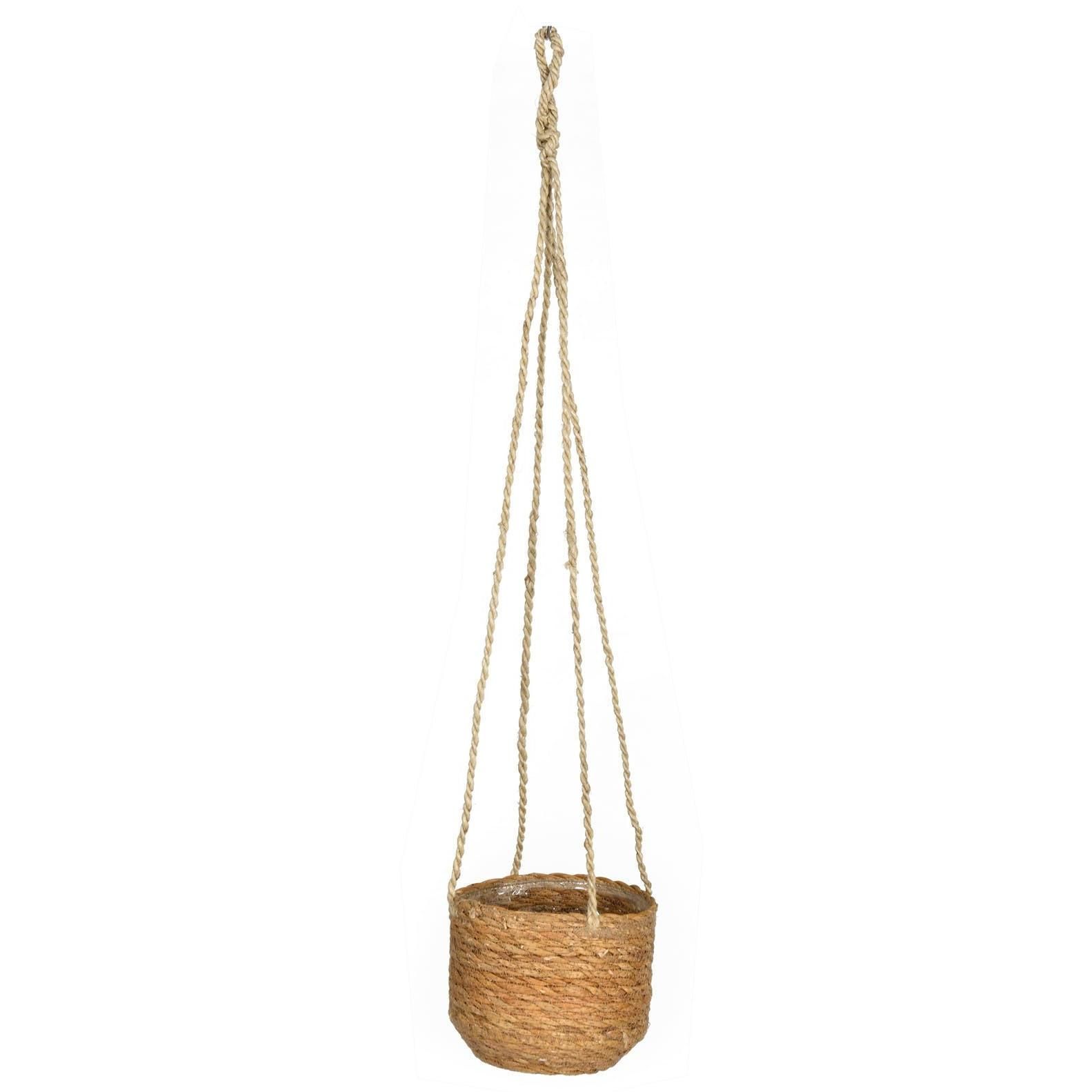 Garden Trading Závesný jutový obal na kvetináč Jute Tapered Pot