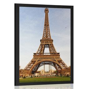 Plagát slávna Eiffelova veža