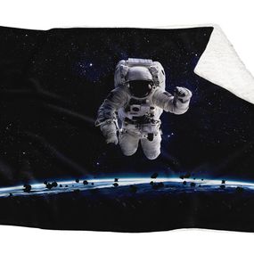 Deka Astronaut (Rozmer: 200 x 140 cm, Podšitie baránkom: ÁNO)