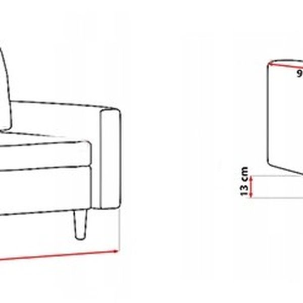 DomTextiluSedacia súprava BELLIS modrej farby 215 cm