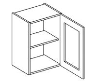 Horná kuchynská skrinka Nora W40 presklená