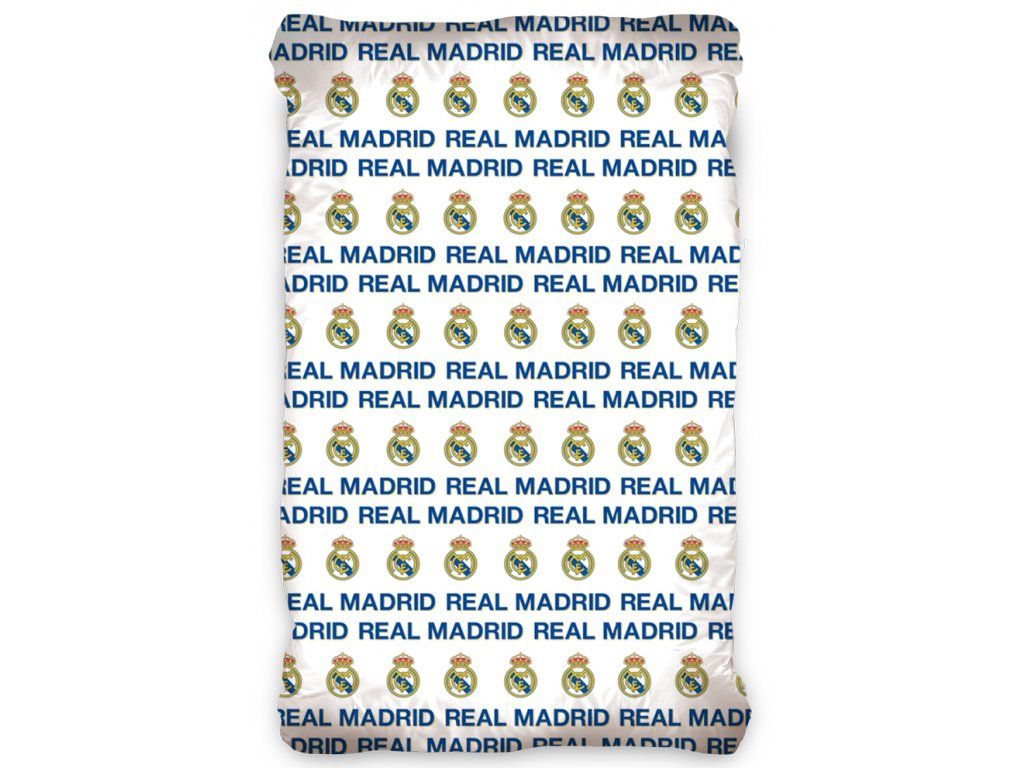 Jersey Futbalová plachta Real Madrid biela 90x200 cm