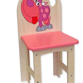 Dětská židlička kravička