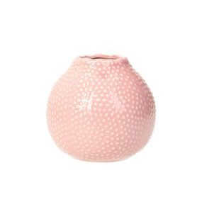 Dekoria Tessa Pink váza 13 cm, 13 x 13 cm 