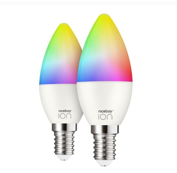 Niceboy ION SmartBulb RGB E14 5.5W set 2ks