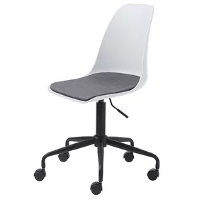 Furniria Dizajnová kancelárska stolička Jeffery biela