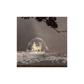 Eglo 410393 - LED Vianočná dekorácia FAUNA 1xLED/0,03W/1xCR2032 biela