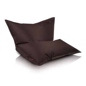 EF2040 Ecopuf Sedací vankúš Ecopuf - Pillow L polyester NC15 - Tmavo hnedá