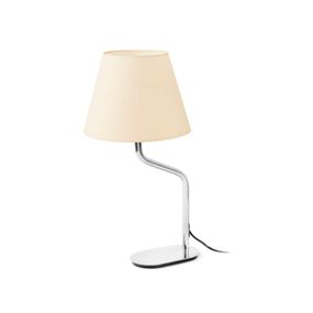 FARO ETERNA chrom/béžová stolní lampa