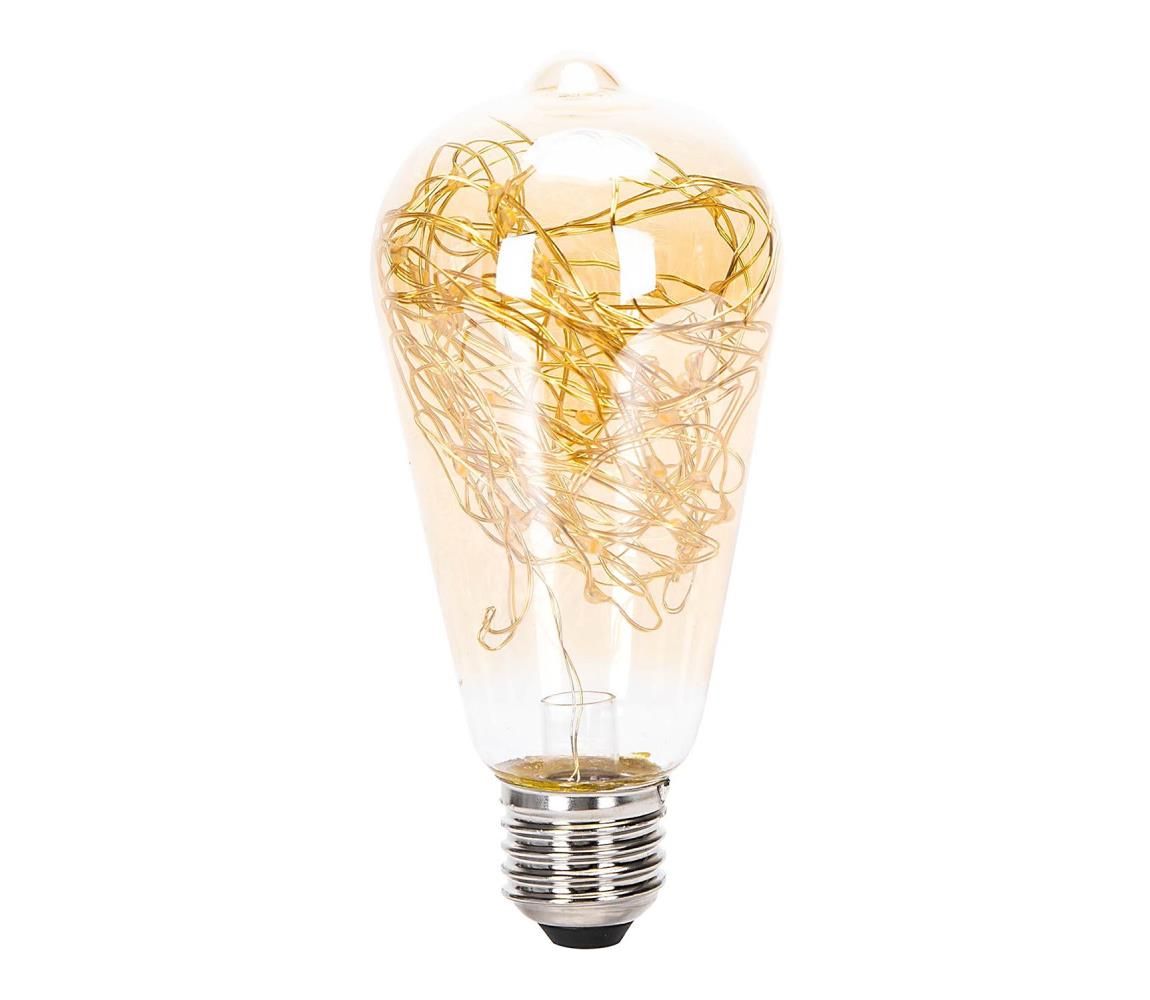 LED Žiarovka FILAMENT ST64 E27/1,2W/230V 2500K - Aigostar