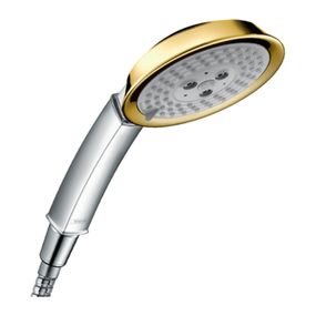 Hansgrohe Raindance Classic - Ručná sprcha 100 3jet , chróm/vzhľad zlata 28548090