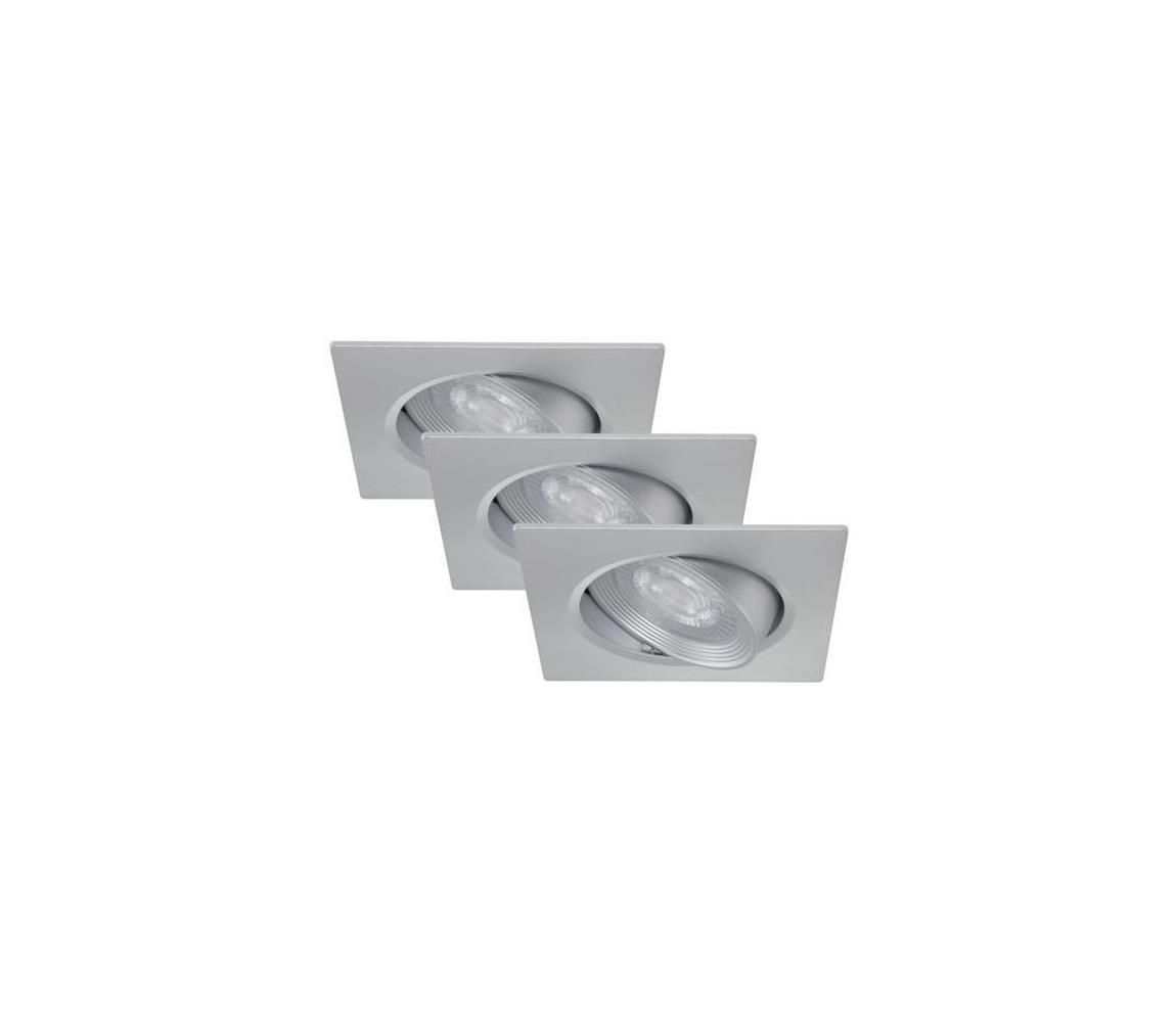 Briloner 7279-034 - SADA 3x LED Kúpeľňové podhľadové svietidlo LED/5W/230V