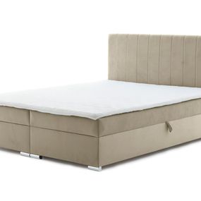 Expedo Čalúnená posteľ boxspring WILDE + topper, 180x200, trinity 02