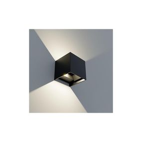 APLED - LED Vonkajšie nástenné svietidlo CUBE 2xLED/3W/230V IP65