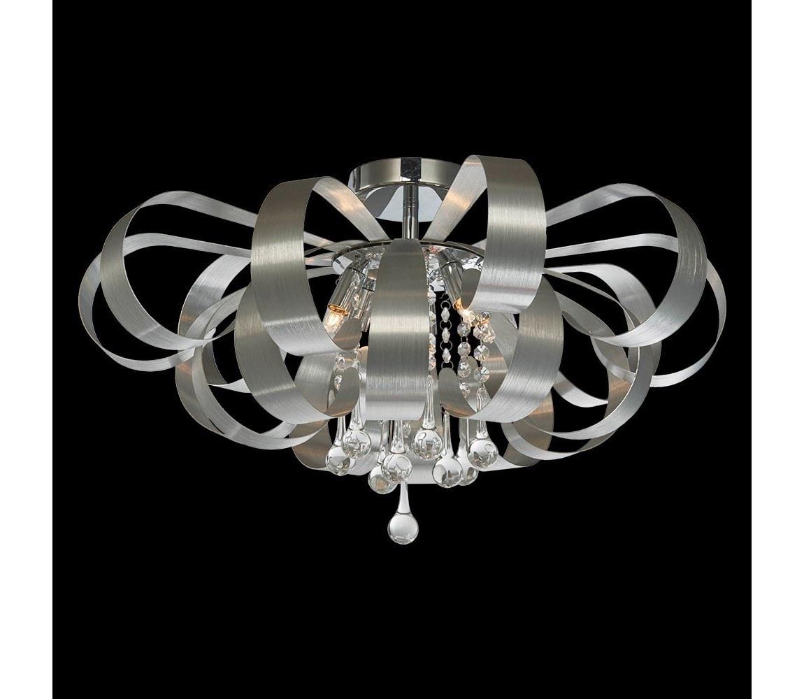 Luxera 64410 - Krištáľový prisadený luster RIBBON CRYSTAL 6xG9/33W/230V