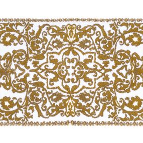 Abyss & Habidecor Zlatá koupelnová předložka PERSE gold, Rozměr 70x125cm