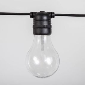 Newgarden Allegra svetelná LED reťaz RGBW čierna, PVC, polykarbonát, 0.2W, P: 800 cm