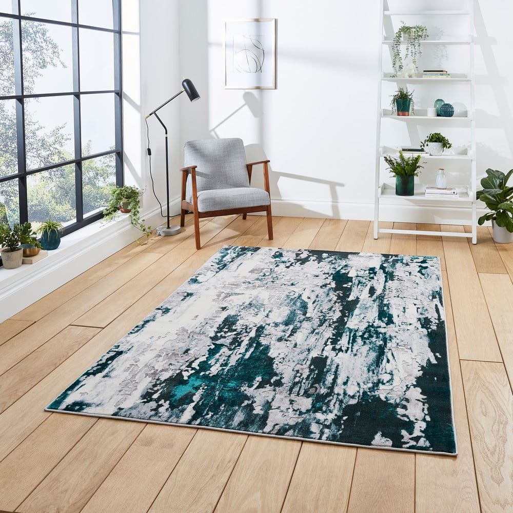 Sivo-zelený koberec Think Rugs Apollo, 160 x 220 cm
