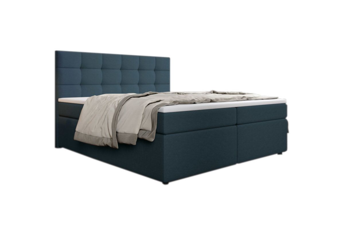 Expedo Čalúnená posteľ boxspring SALMA + topper, 180x200, inari 87