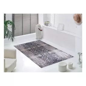Sivo-béžový koberec Vitaus Becky, 50 x 80 cm