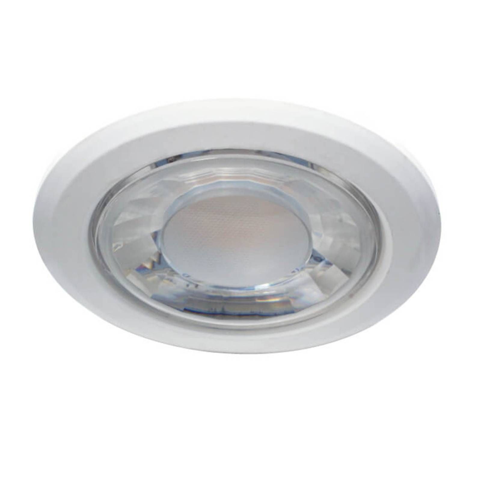 Bioledex Zapustené LED svietidlo Dekto 10, 5cm 60° 15W 4000K, Kúpeľňa, plast, 15W, Energialuokka: F