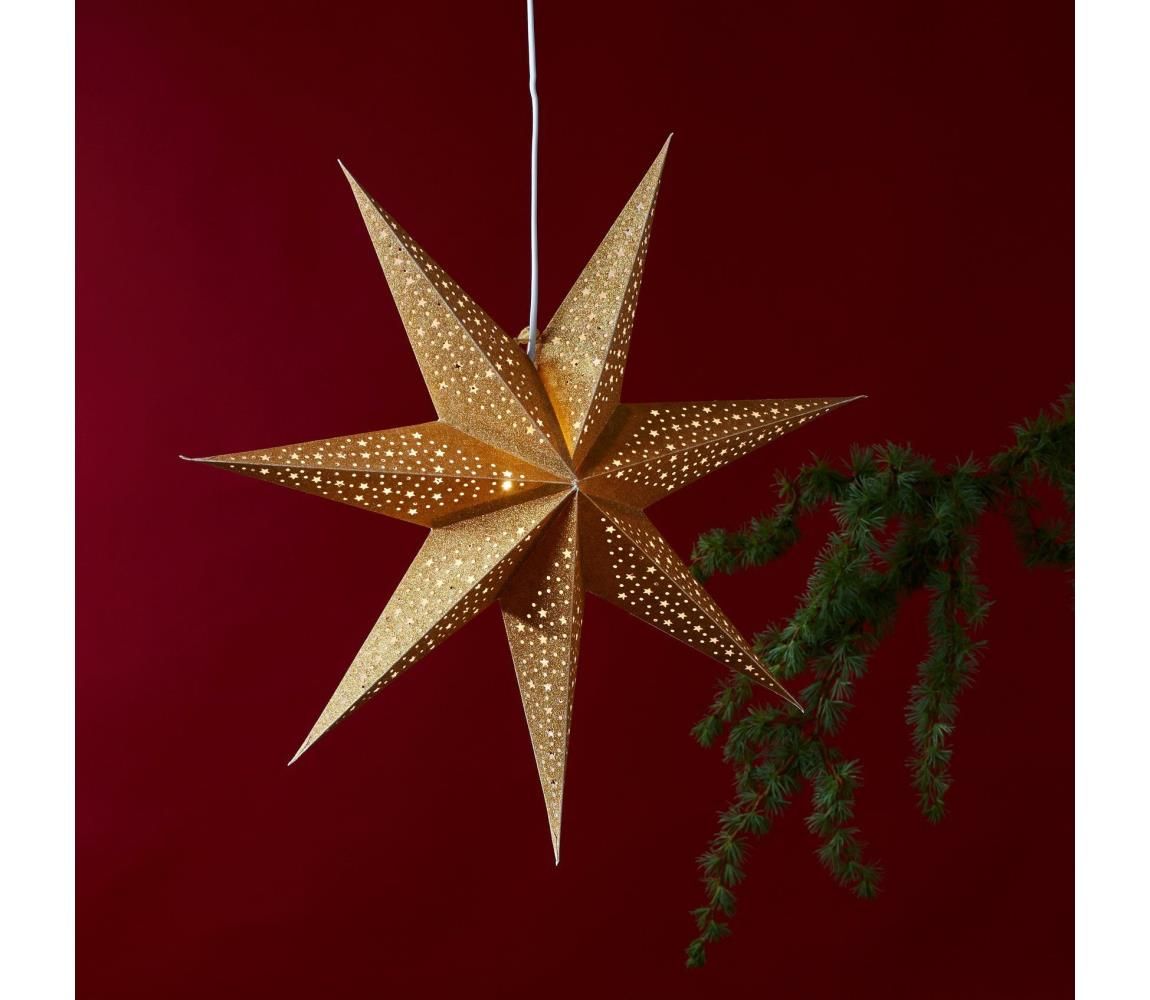 Eglo 410729 - Vianočná dekorácia BLINKA hviezda zlatá
