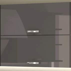 Horná kuchynská skrinka Grey 80GU, 80 cm