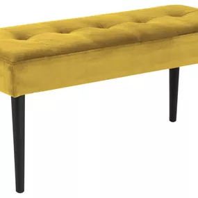 Dkton Dizajnová lavička Neola, žltá