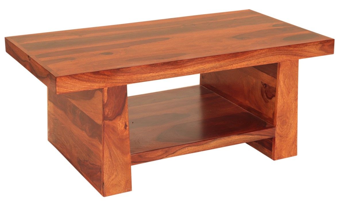 Konferenčný stolík Tara s úložným priestorom 110x45x60 indický masív palisander - Only stain