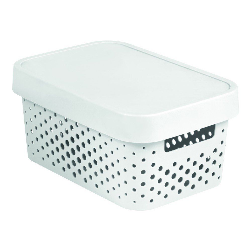 Biely úložný box Curver SIMPLE Gordinho Holes