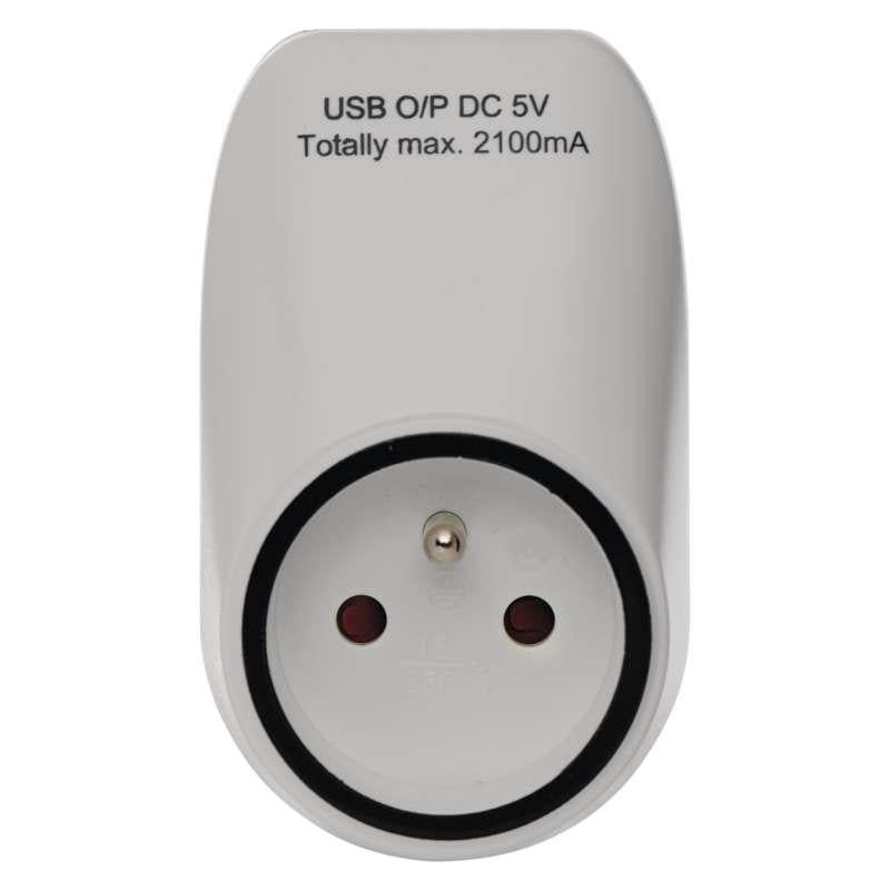 Emos P0071 zásuvka s 2x USB P0071