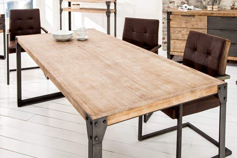 Industriálny jedálenský stôl Factory 90 x 160 cm »